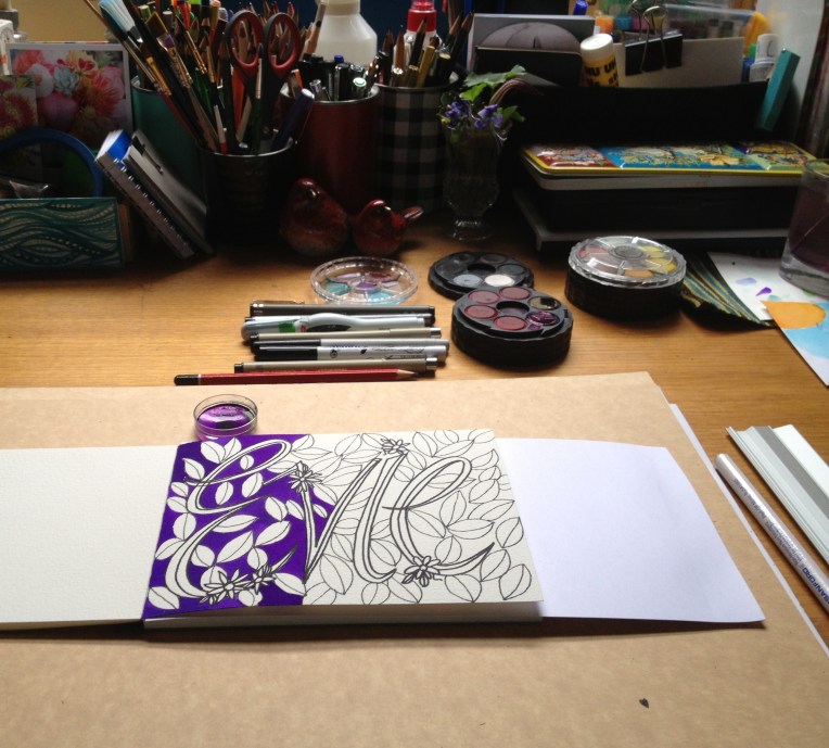 Loraine Callow Hande lettering 1